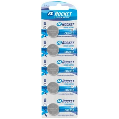 Rocket CR2032-5BB BLISTERA IEPAKOJUMĀ 5GB.