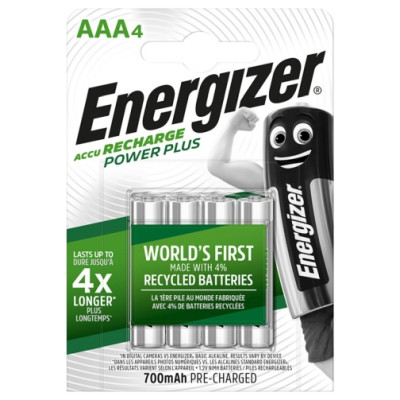 Energizer PRECHARGED HR03 700MAH ALWAYS READY BLISTERA IEPAKOJUMĀ 4GB.
