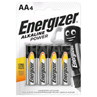 Energizer LR06-4BB Alkaline Power AA (LR6) BLISTERA IEPAKOJUMĀ 4GB.