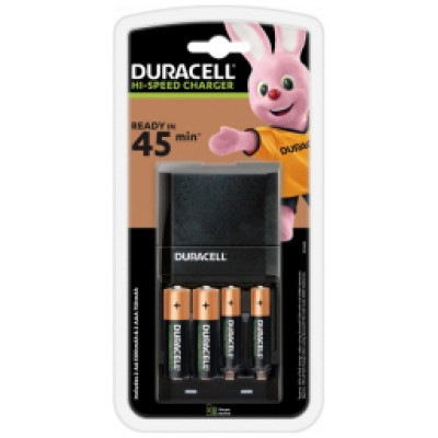 Duracell Hi-Speed Battery Charger + 2 x AA & 2 x AAA