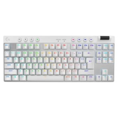 Logitech Klaviatūra Logitech G Pro X TKL Lightspeed Tactile White