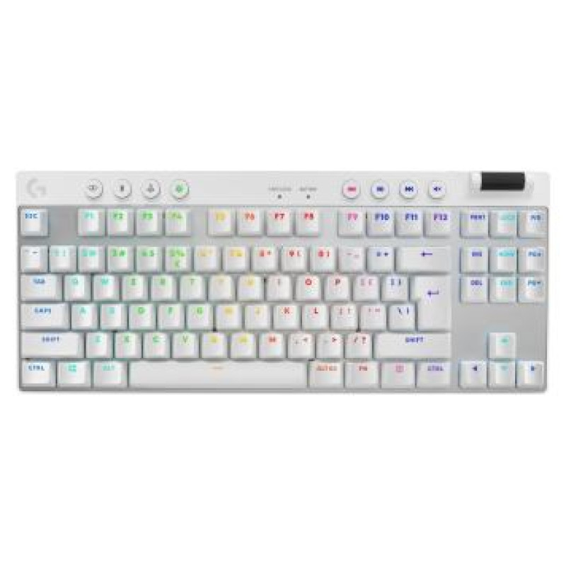 Logitech Klaviatūra Logitech G Pro X TKL Lightspeed Tactile White