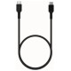 Green Cell Kabelis Green Cell PowerStream USB Type-C Male - USB Type-C Male 100W Black 2m