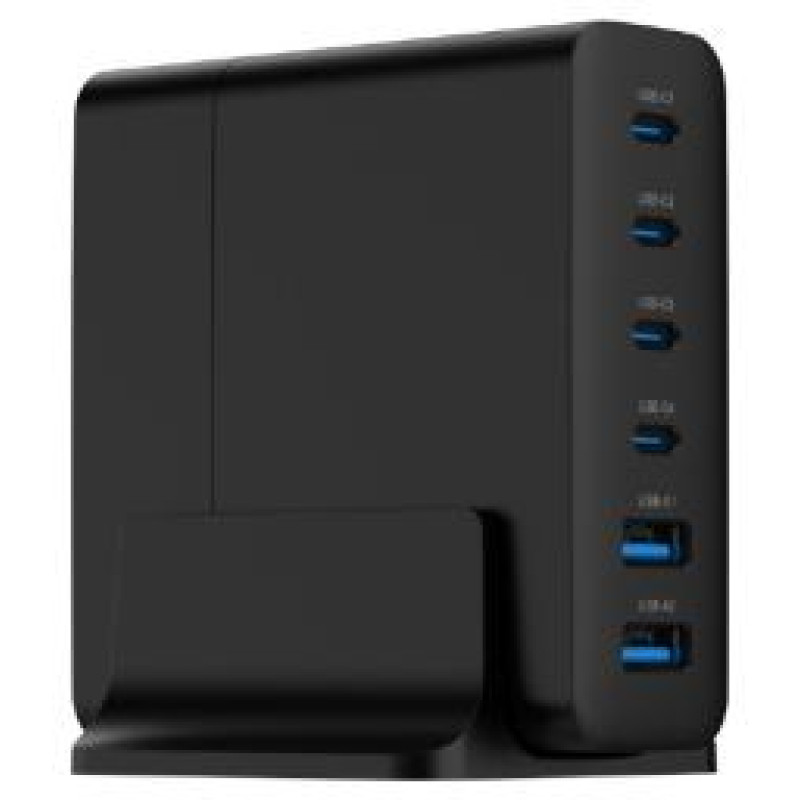 Gembird Lādētājs Gembird Universal USB charger 6-port 75W GaN