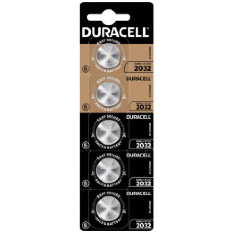 Duracell Baterijas Duracell CR2032 3V 5pack