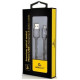 Gembird USB Male - Micro USB Male Premium spiral metal 2m Metallic Grey