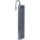 Gembird USB Type-C 9-in-1 Multi-Port Adapter + Card Reader