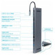 Gembird USB Type-C 9-in-1 Multi-Port Adapter + Card Reader