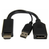 Gembird Active 4K HDMI to DisplayPort Adapter Black