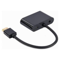 Gembird Adapteris Gembird HDMI Male - HDMI Female + VGA female + Audio Cable Black