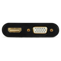 Gembird Adapteris Gembird HDMI Male - HDMI Female + VGA female + Audio Cable Black