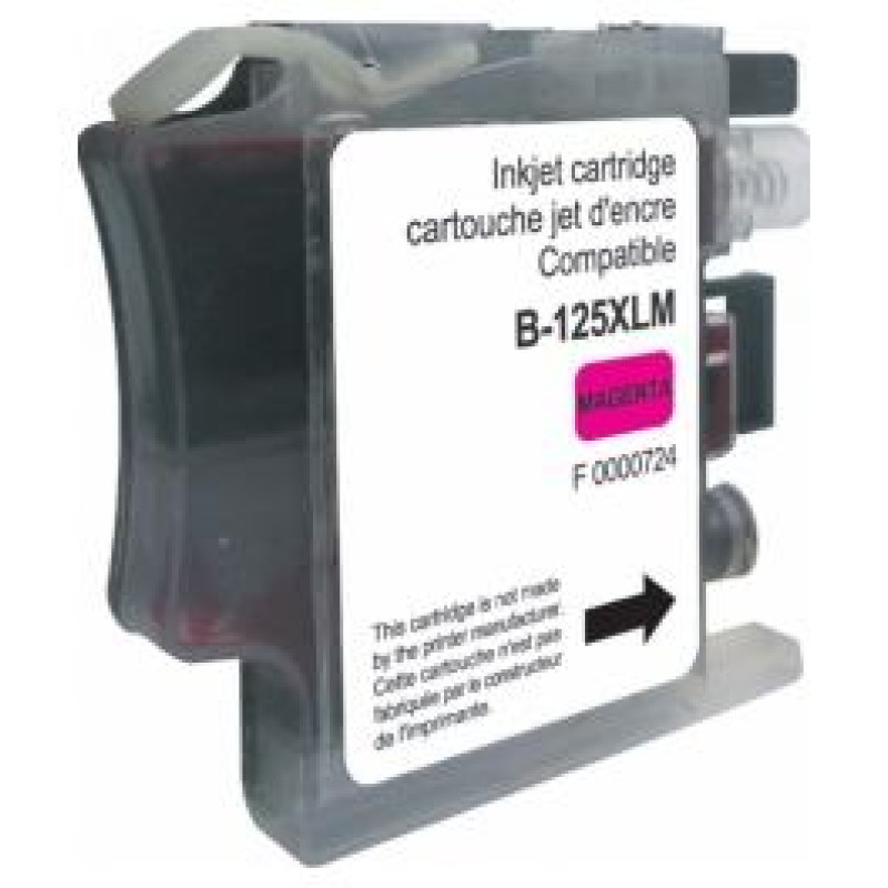 Uprint Tintes kārtridžs UPrint Brother LC125XLM Magenta