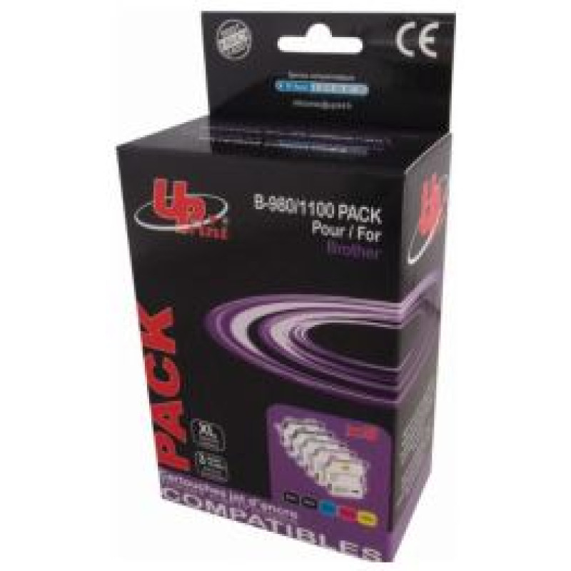 Uprint Brother LC980 4PACK 16ml Black + 16ml C/ M/ Y