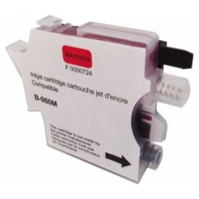 Uprint Tintes kārtridžs UPrint Brother LC980/1100MA Magenta