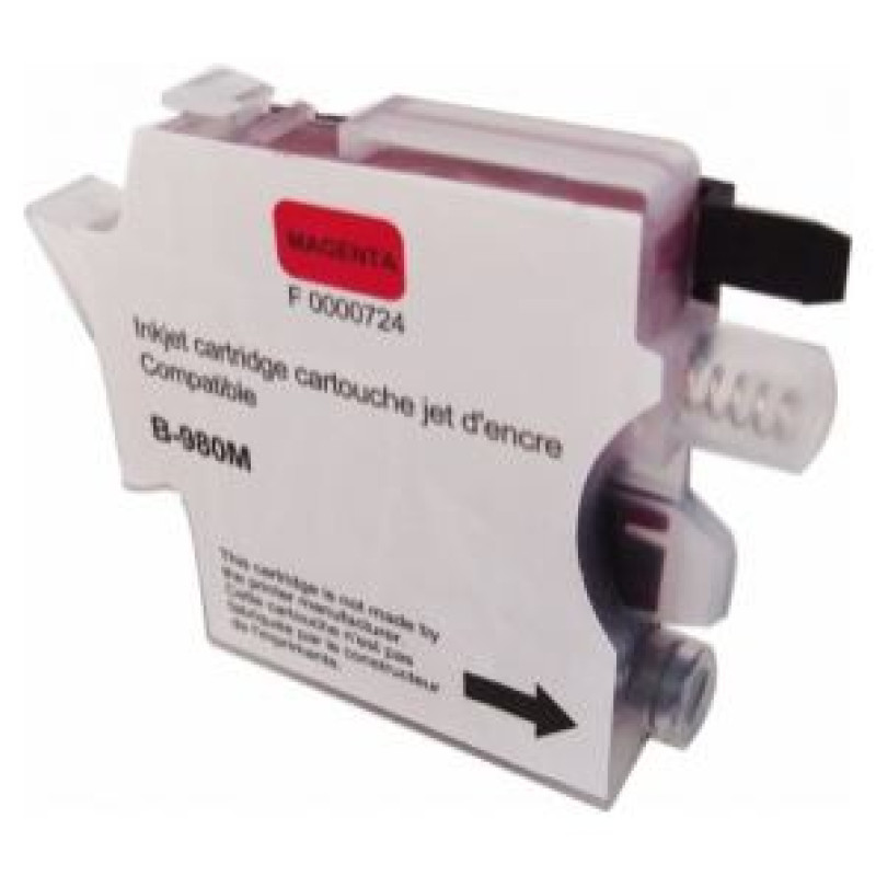 Uprint Tintes kārtridžs UPrint Brother LC980/1100MA Magenta