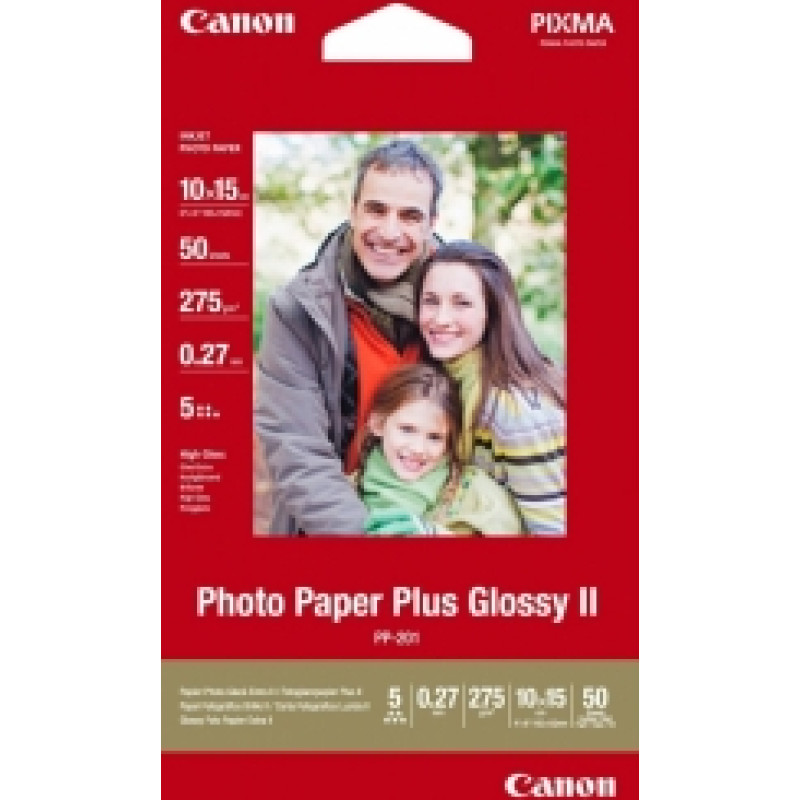 Canon Fotopapīrs Canon PP-201 10x15 Glossy 50gab
