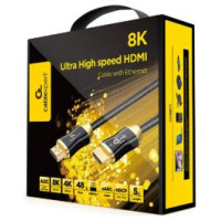 Gembird Kabelis Gembird HDMI Male- HDMI Male Ultra High Speed UHD 8K Gold Plated 5m