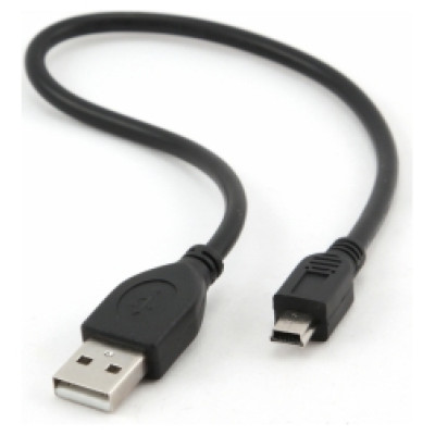 Gembird Kabelis Gembird USB Male - MiniUSB Male 0.3m Black