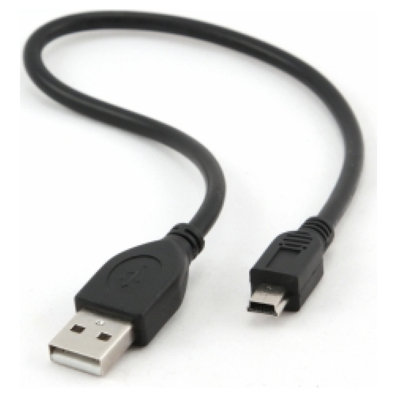 Gembird Kabelis Gembird USB Male - MiniUSB Male 0.3m Black