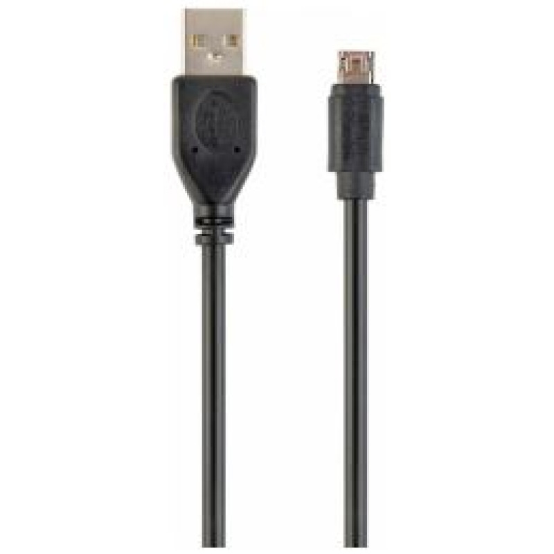Gembird USB Male - MicroUSB Male 1.8m Black DoubleSided
