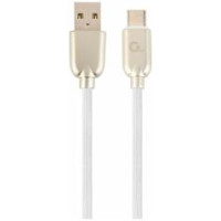 Gembird USB Male - USB Type C Male Premium rubber 2m White