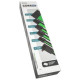 Kolink PSU kabeļu pagarinātāji Kolink Core Pro Braided Cable Extension Kit 12V-2x6 Type 2 - Venom Green