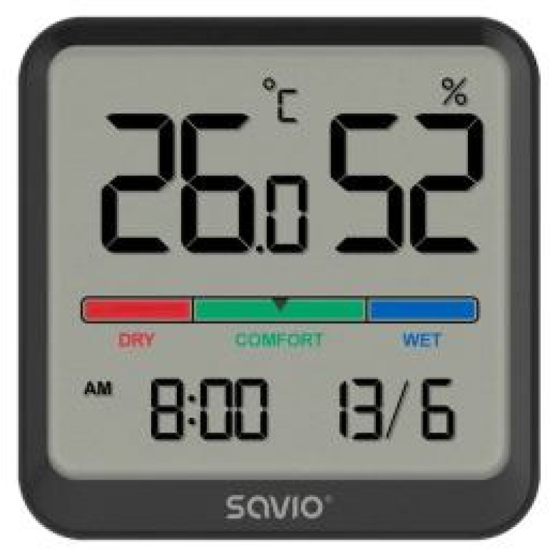 Savio Digitālais termometrs Savio Temperature and Humidity Sensor