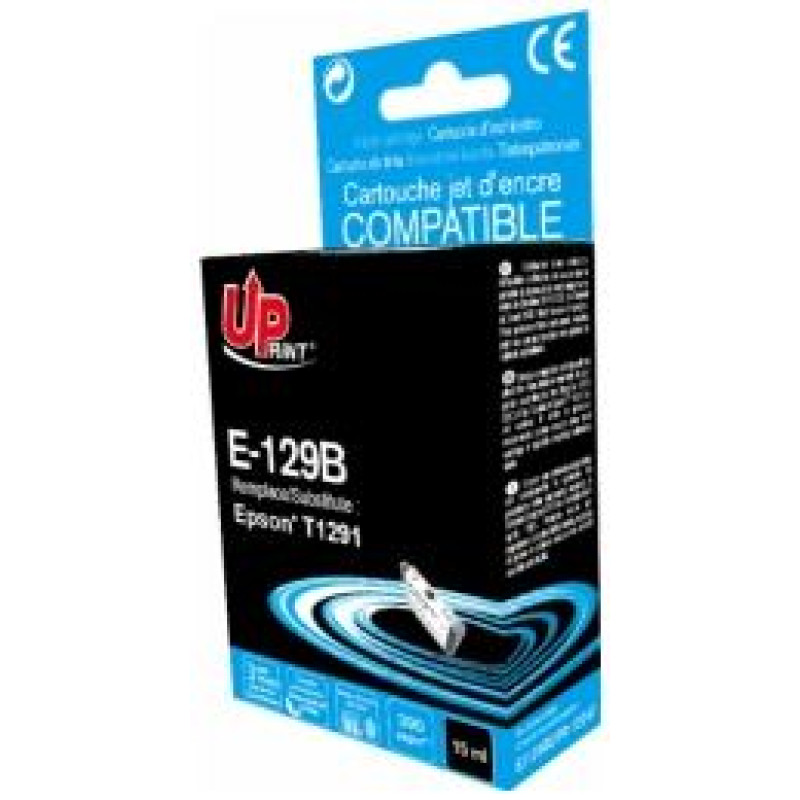 Uprint Tintes kārtridžs UPrint Epson T1291Bk Black