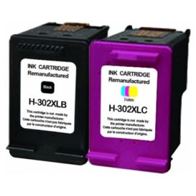 Uprint Tintes kārtridžs UPrint HP 302XL Multipaka