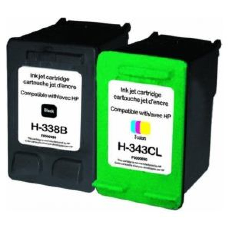 Uprint Tintes kārtridžs UPrint HP 338/343 Multipaka