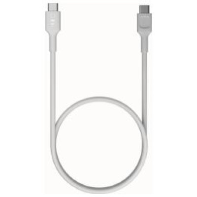 Green Cell Kabelis Green Cell PowerFlex Fast Charging USB Type-C Male - USB Type-C Male 100W White 0.3m