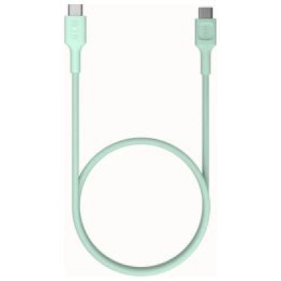 Green Cell Kabelis Green Cell PowerStream USB Type-C Male - USB Type-C Male 100W Mint Green 2m