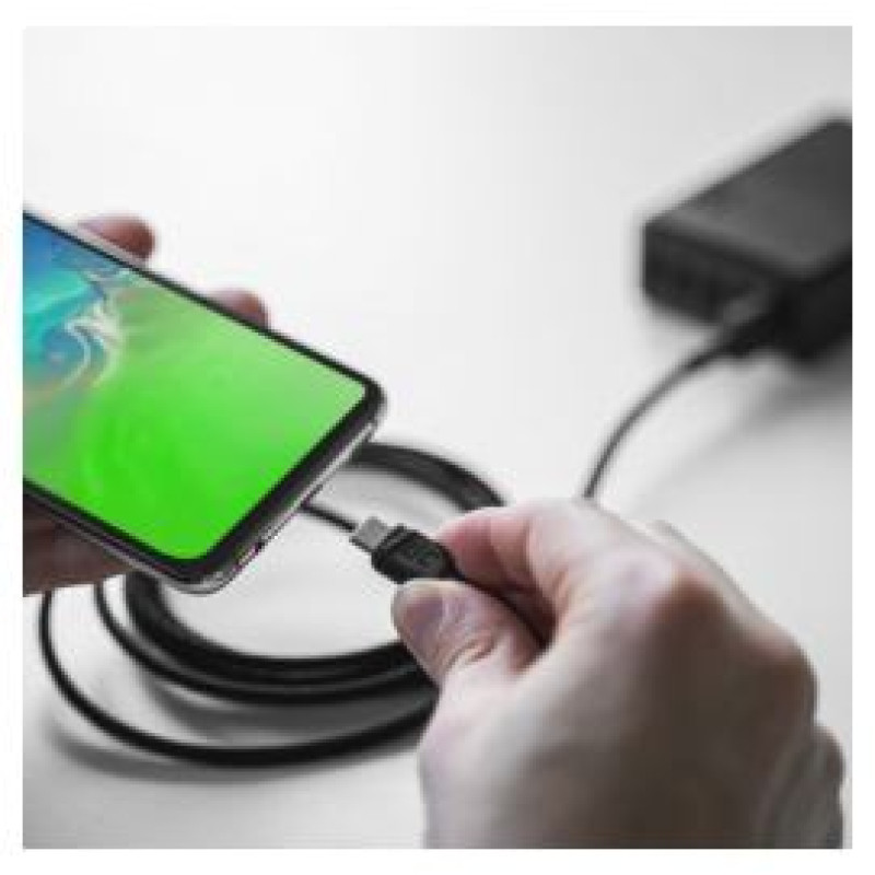 Green Cell GC PowerStream Fast Charging Ultra Charge USB-A Male - USB-C Male Cable 30cm