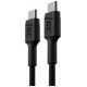 Green Cell Kabelis Green Cell USB Type-C Male - USB Type-C Male with Fast Charging 30cm Black
