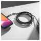 Green Cell Kabelis Green Cell USB Type-C Male - USB Type-C Male with Fast Charging 30cm Black