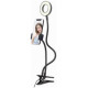Gembird LED Selfie Ring Light with Phone Holder