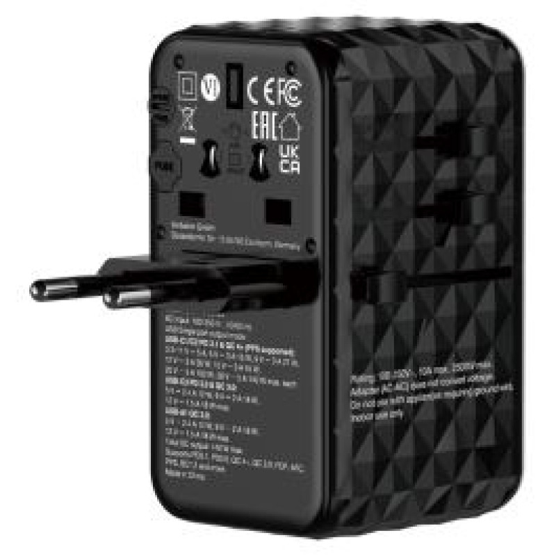Verbatim Lādētājs Verbatim Universal Travel Adapter 140W GaN III