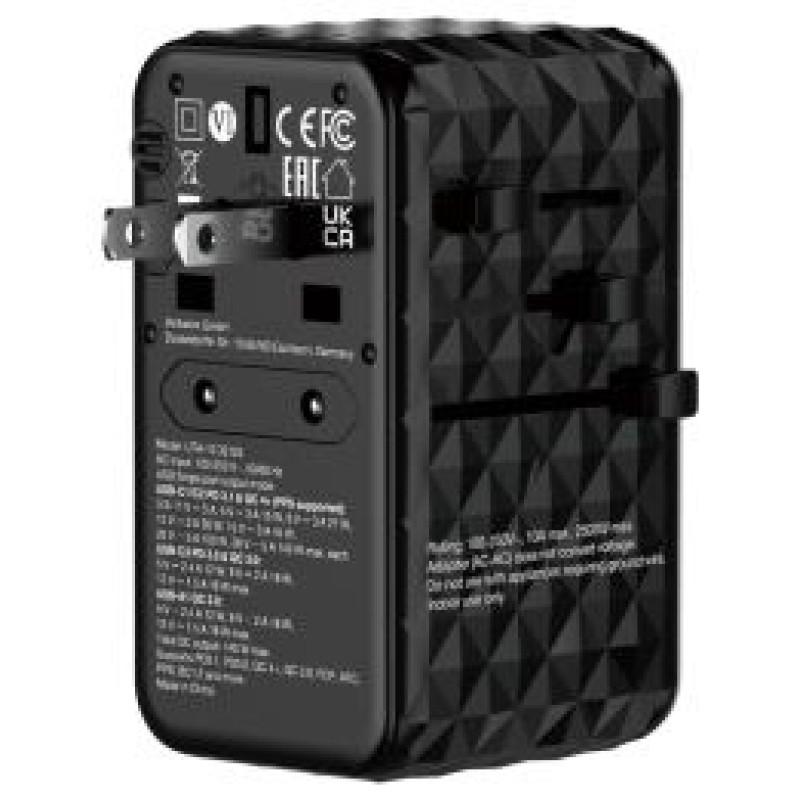 Verbatim Lādētājs Verbatim Universal Travel Adapter 140W GaN III