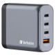 Verbatim Lādētājs Verbatim Wall Charger 140W Grey