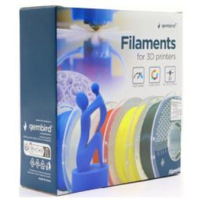 Gembird 3D Drukas Elementi Gembird High Speed 1.75 mm 1 Kg PLA White