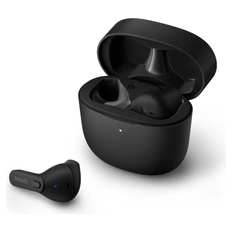 Philips in-ear true bezvadu austiņas ar portatīvo uzlādes ietvaru, melnas - TAT2236BK/00