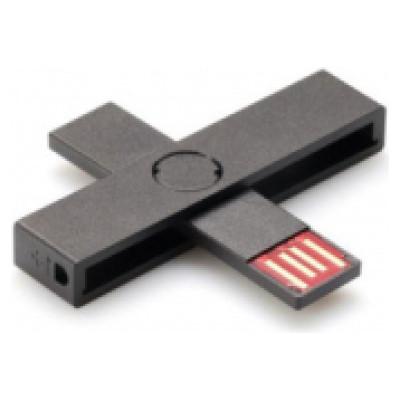 +ID ID kar&scaron;u lasītājs +ID eID / Smart Card Black USB