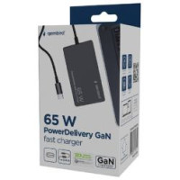 Gembird Portatīvā datora lādētājs Gembird Universal 65W USB Type-C PD