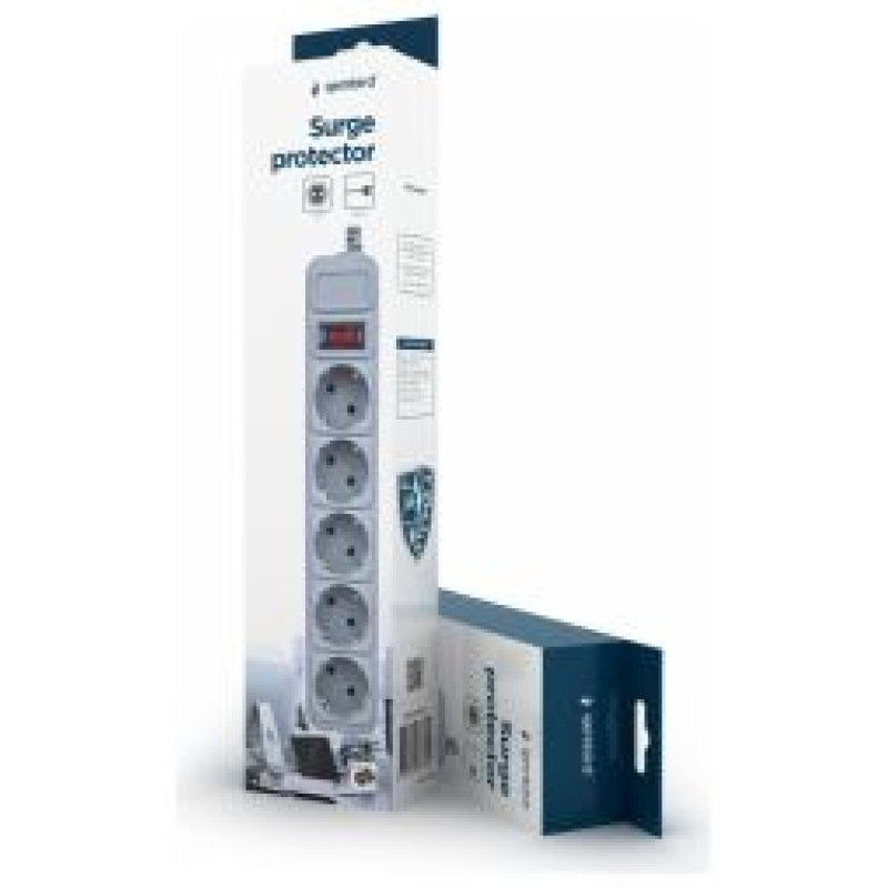 Gembird Strāvas pagarinātājs Gembird 5 vietas 1.8m