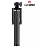 Swissten Wired Selfie Stick Black