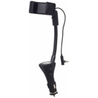 Gembird 4-in-1 car smartphone holder with charger FM-transmitter and handsfree function