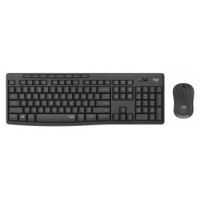 Logitech Klaviatūras un peles komplekts Logitech MK295 Silent Black US