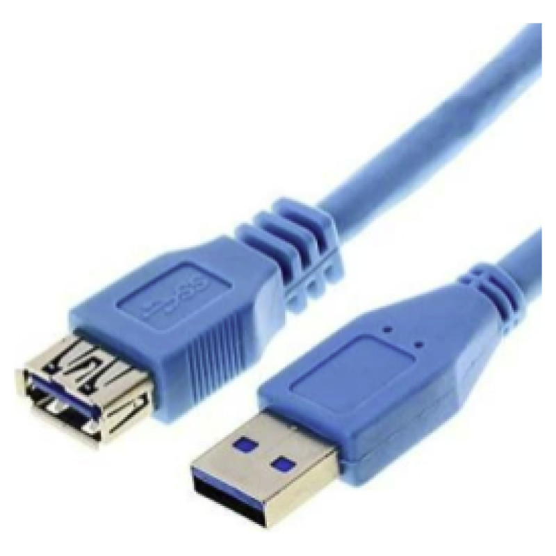 Brackton Kabelis Brackton USB-A Male - USB Micro B Male 3m Blue