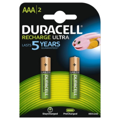 Duracell Precharged HR03 900MAH ALWAYS READY Blistera iepakojumā 2gb.