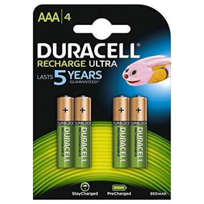 Duracell Precharged HR03 900MAH ALWAYS READY Blistera iepakojumā 4gb.